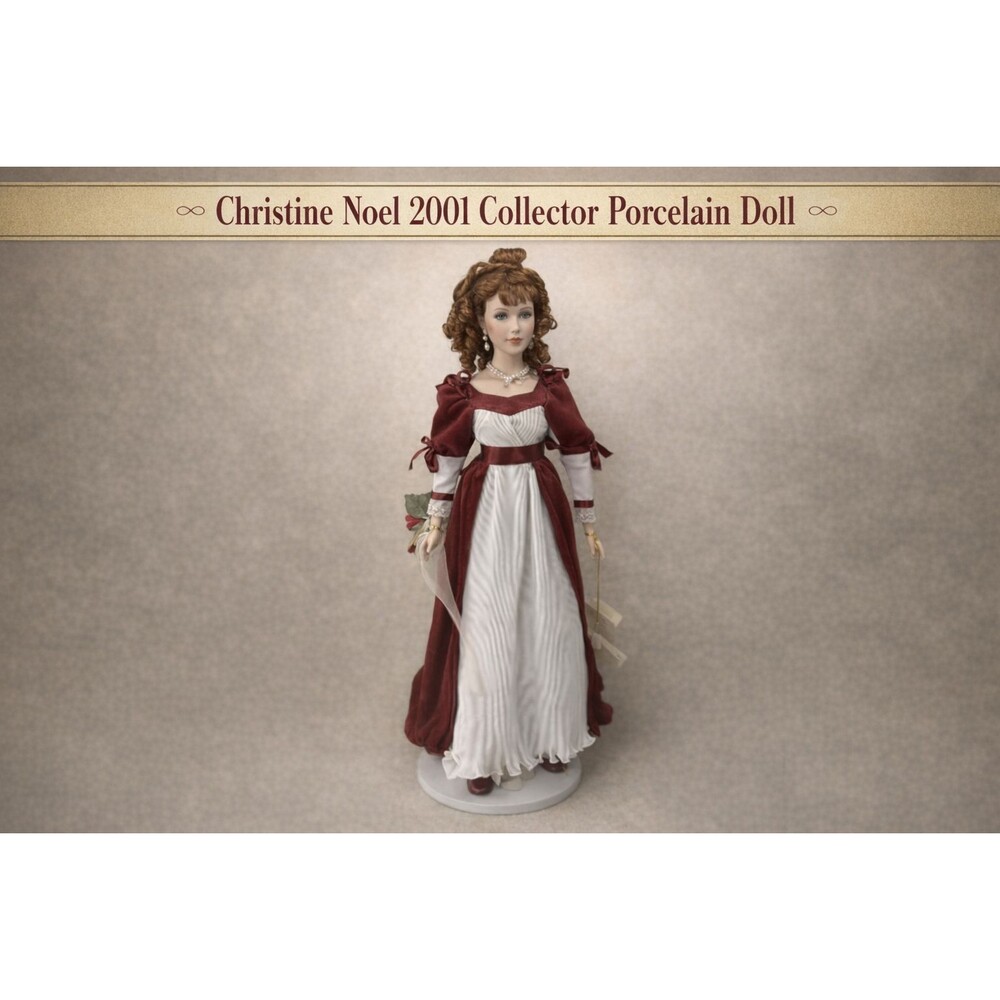 20" Christine Noel 2001 Porcelain Doll – Christmas Around The World – Collector